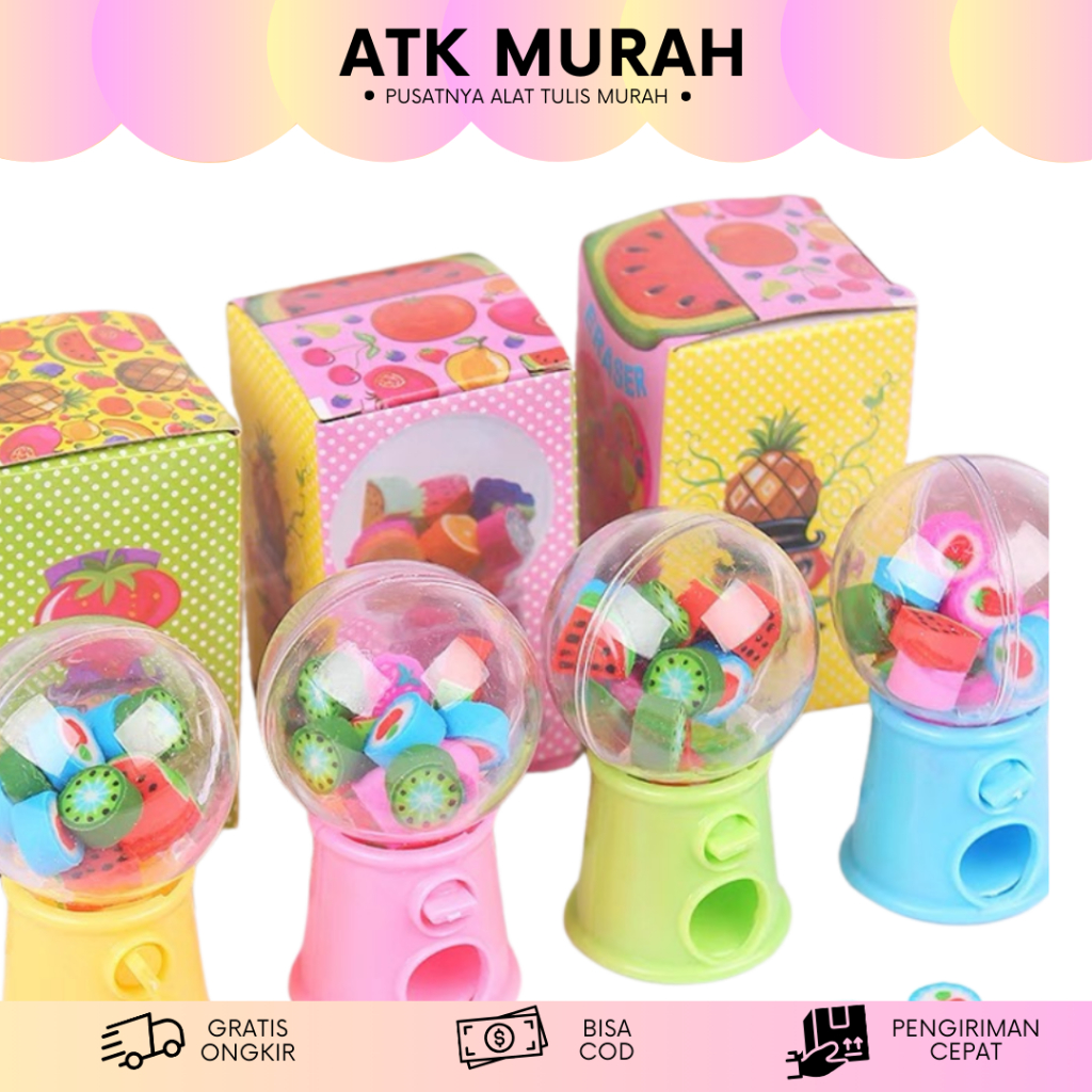 

PENGHAPUS DISPENSER PERMEN FREE BOX LUCU IMUT SOUVENIR TERJANGKAU COD BISA