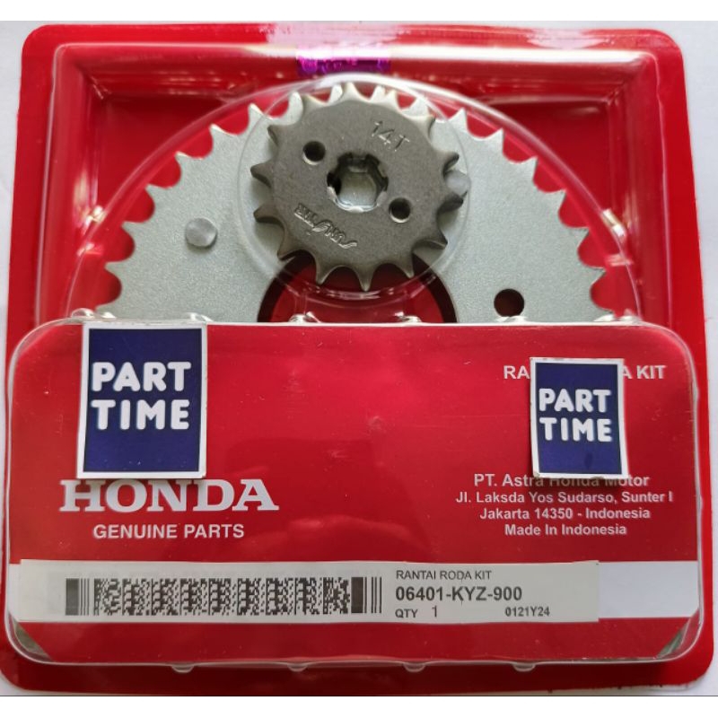 Gear set motor Honda Supra x 125 lama Supra x 125 injeksi Supra x new injeksi Supra x 125 helm ink