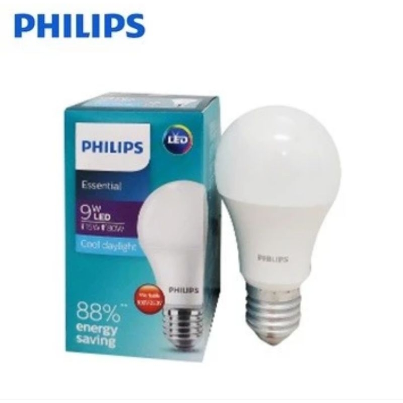 Lampu Philips Essential LED 9 Watt | Philips LED Essential 9 W - Philips Bulb Ess 9 W