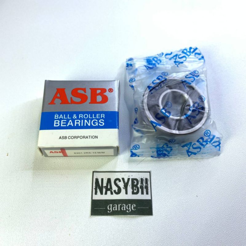 BEARING LAHER BERING RODA DEPAN 6301 AS BESAR 15mm PNP SUPRA CB GL MEGAPRO TIGER SHOCK NINJA