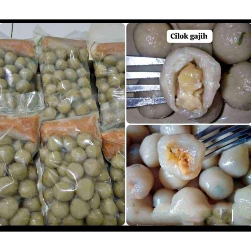 

Cilok Gajih Isi 50 Pcs (420gr)