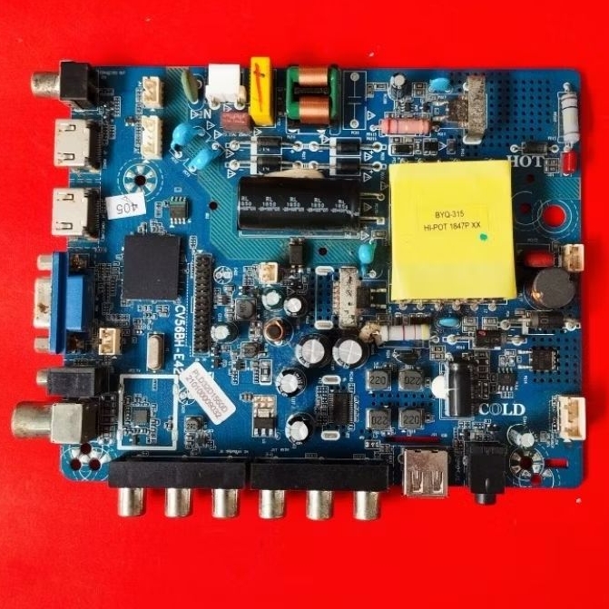 mainboard ori mobo mb tv Polytron PLD 32D1550 normal