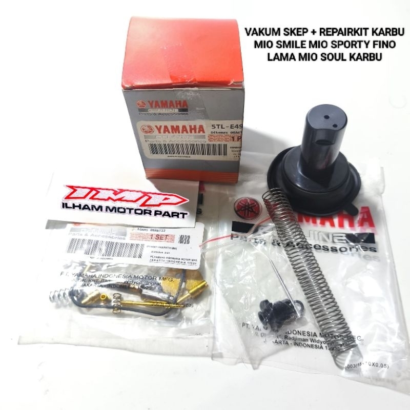 VAKUM SKEP + REPAIRKIT KARBU MIO SMILE MIO SPORTY FINO LAMA MIO SOUL KARBU