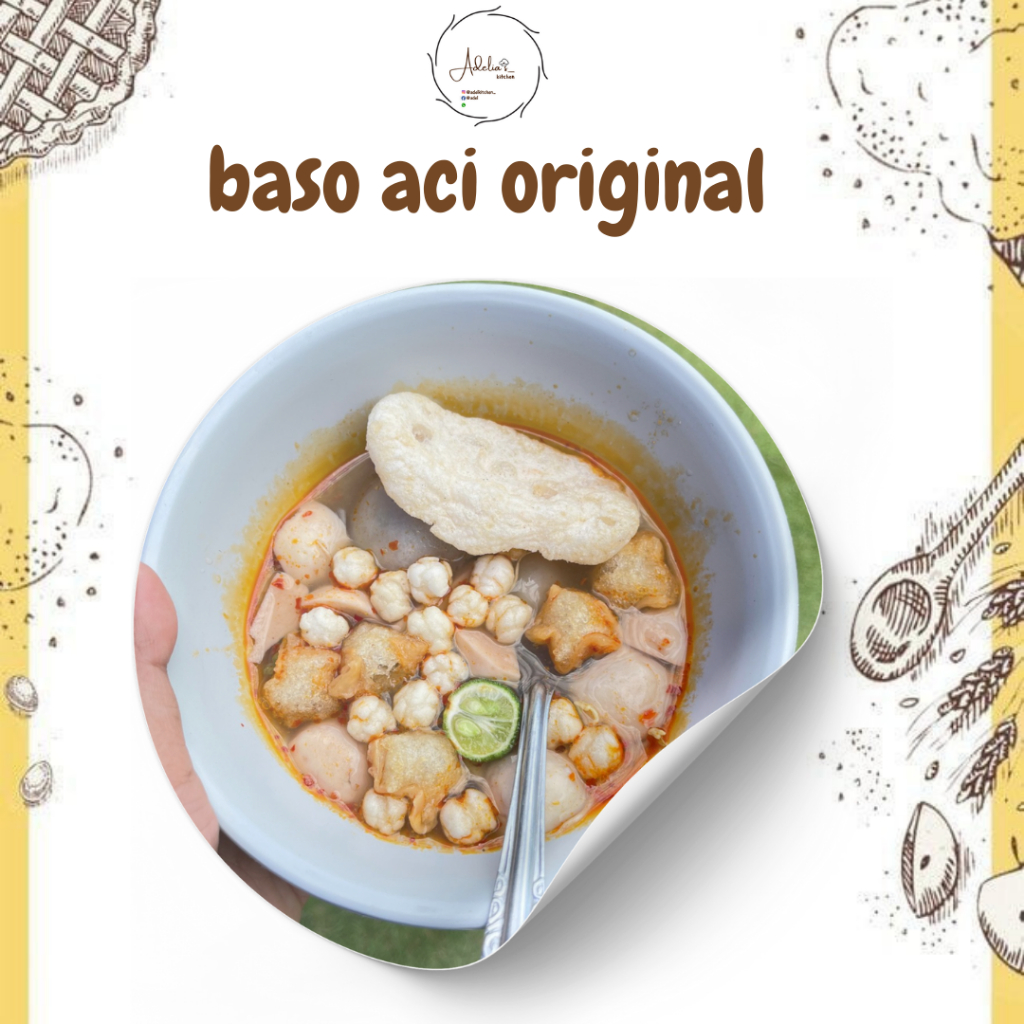 

baso aci original/makanan instan