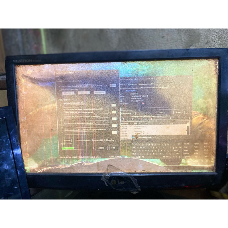 mobo monitor 19in LG flatron w1953se