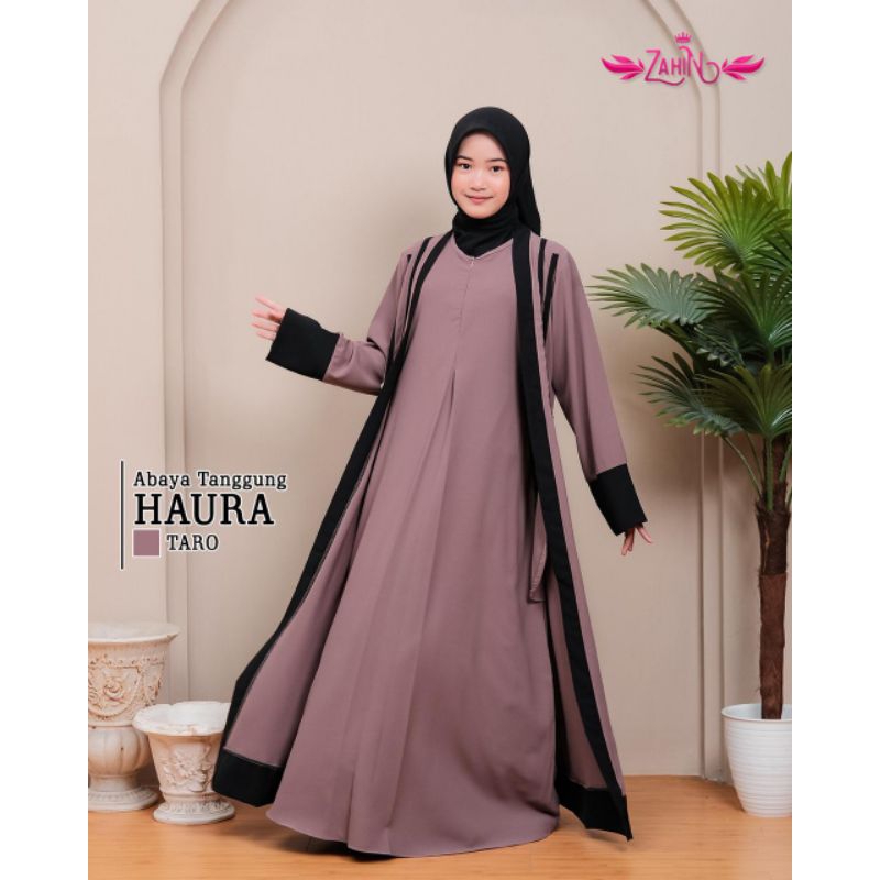 GAMIS SET OUTER HAURA TANGGUNG ORIGINAL ZAHIN