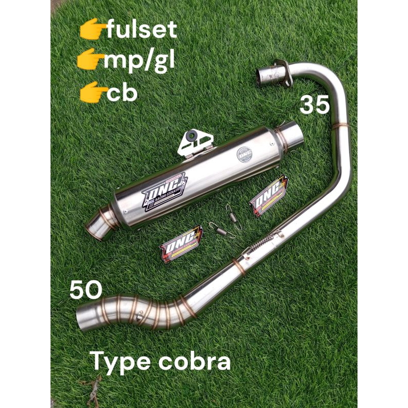 KNALPOT FULSET DNC LEHER BENDING 35 FULL BUAT GL MP CB