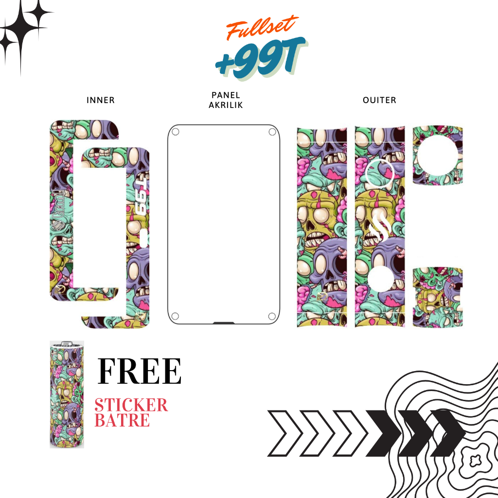 

Sticker Fullset T99 Untuk Semua Bagian Berlaminasi Doff Sticker Trend