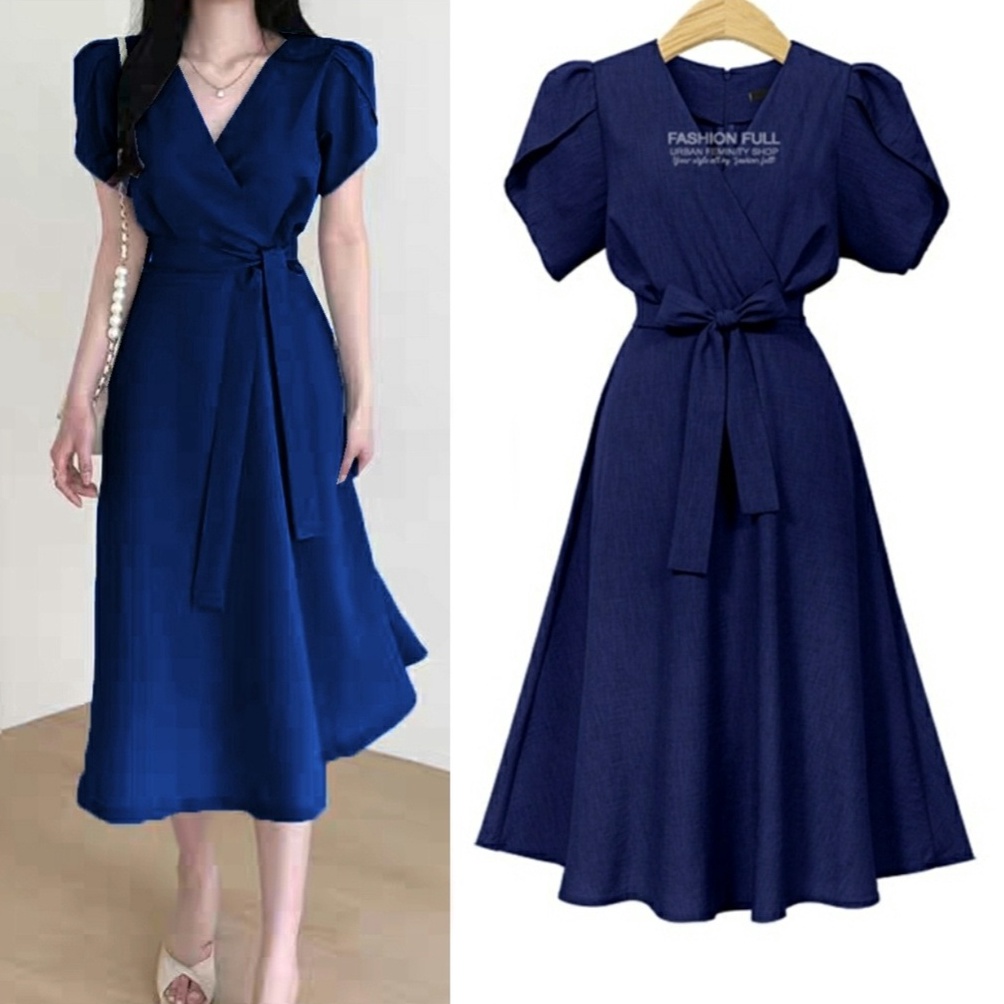 FWG  DRESS DAVIA  DRESS PESTA  BAJU DRES WANITA  PAKAIAN WANITA DRESS  DRESS