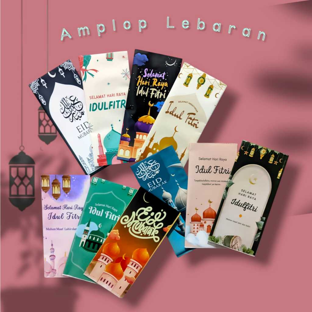 

READY STOCK AMPLOP LEBARAN BESAR 2025 ISI 20 PCS RANDOM HARGA TERMURAH 7x16 cm