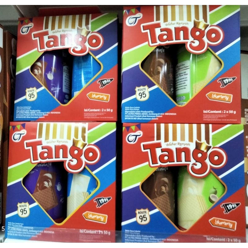 

TANGO wafer edisi lebaran isi 2 toples coklat dan vanila 2 x 50g