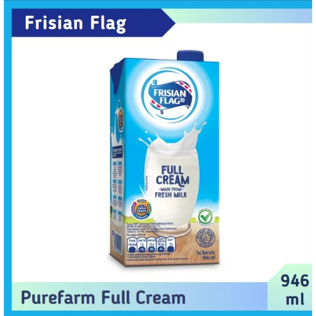 

Frisian Flag Family UHTM Fullcream Carton Pack 946 ml