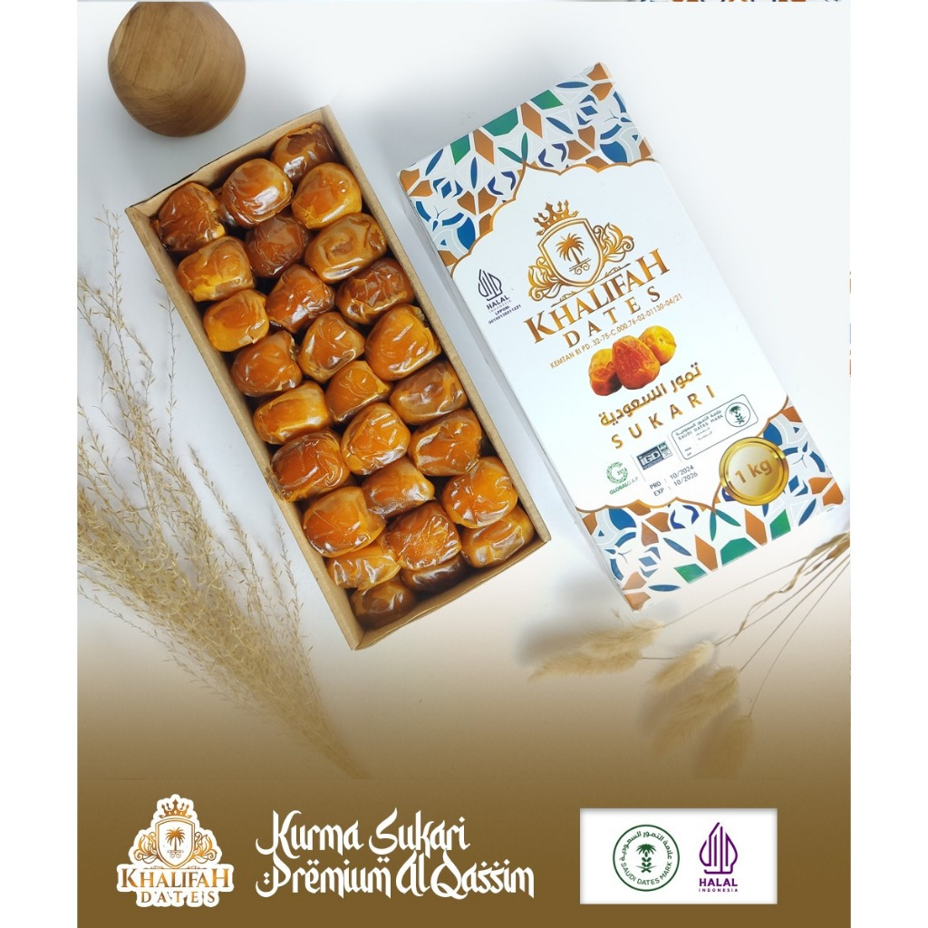 

Khalifah Dates Kurma Sukari Al Qossim 1 Kg