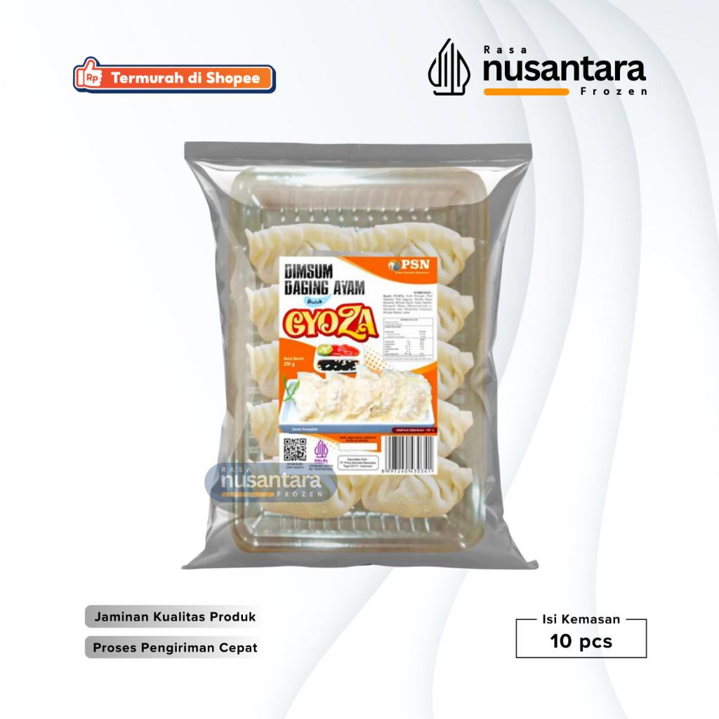 

Dimsum GYOZA isi 10 Pcs Frozen Halal