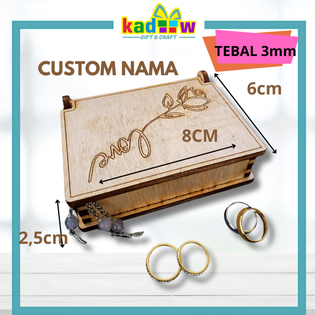 

kotak perhiasan / Box Kado / Kotak penyimpanan / box custom