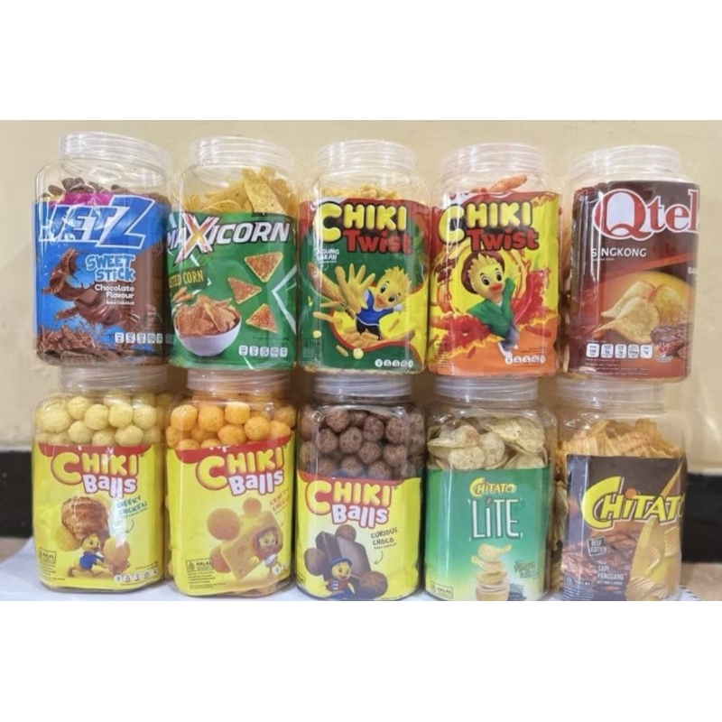 

Snack murah indofood toples 2liter. Aneka macam Snack branded ORI free toples jumbo