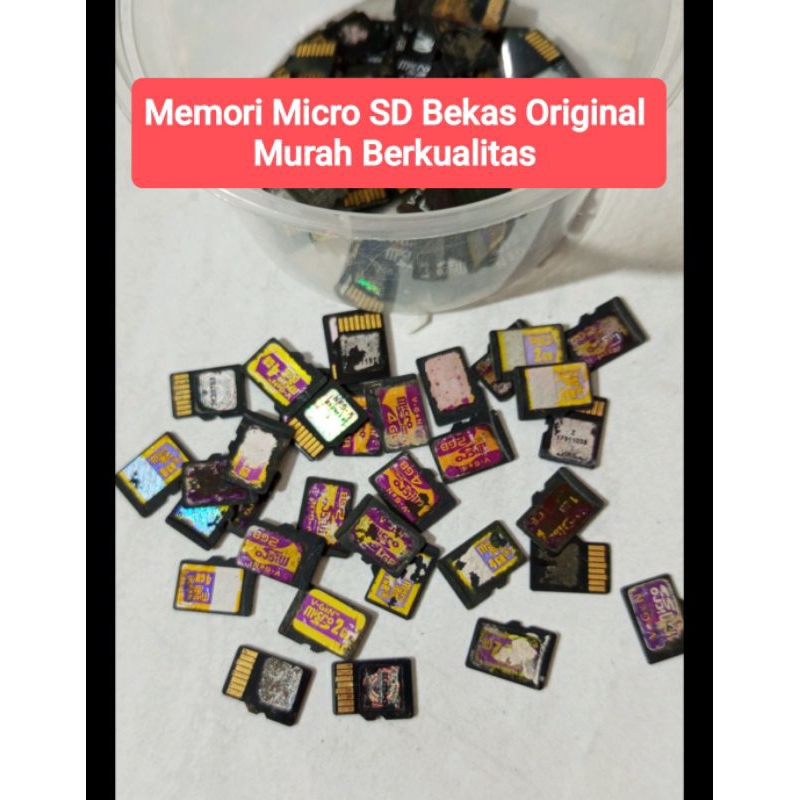 Memori Card 32Gb 16Gb 8Gb Original bekas berkualitas Micro SD/V-Gen/Robot/Sandisk Bekas Original Ber