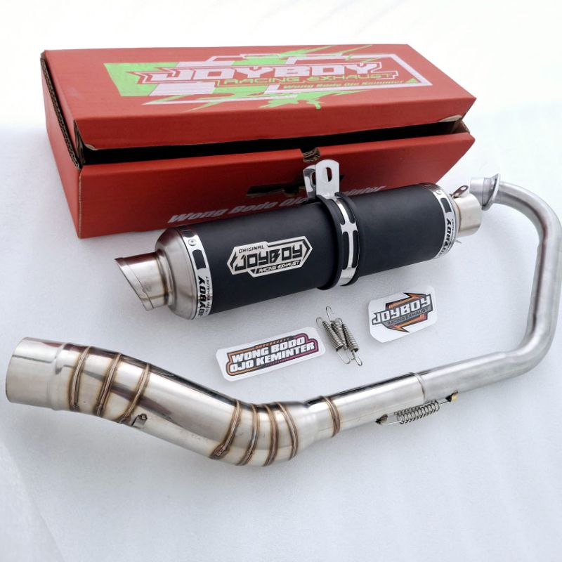 Knalpot Racing Joyboy Original Suara Ngebas Adem PNP Satria fu karbu Jupiter Mx135 Lama Vixion Lama 
