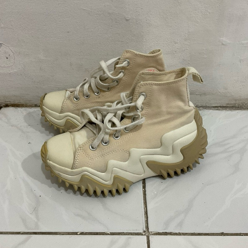 [PRELOVED | BACA DESC] converse run star motion high (light twine)