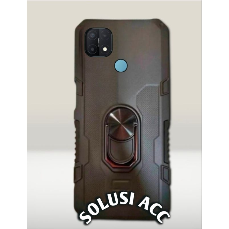 CASE OPPO A15 A15S ROBOT STANDING HARDCASE HIT RING EYE