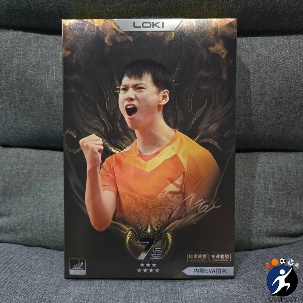 Bat Pingpong Loki 7 Star Carbon Tube Tech ORIGINAL