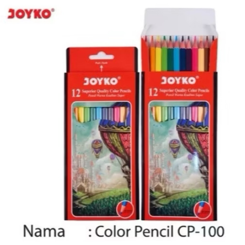 

PENSIL WARNA JOYKO PANJANG 12 WARNA CP 100