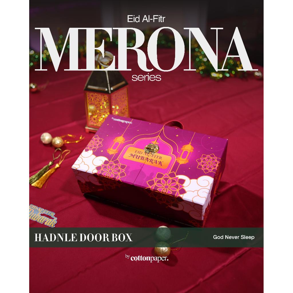 

by Cotton Paper - Kotak Kado Lebaran / Idul Fitri / Hampers Lebaran / Handle Door Box Size 25x15x8cm