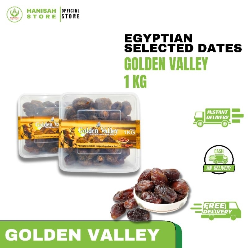 

Kurma GOLDEN VALLEY Kurma Mesir Premium || hanisahstore
