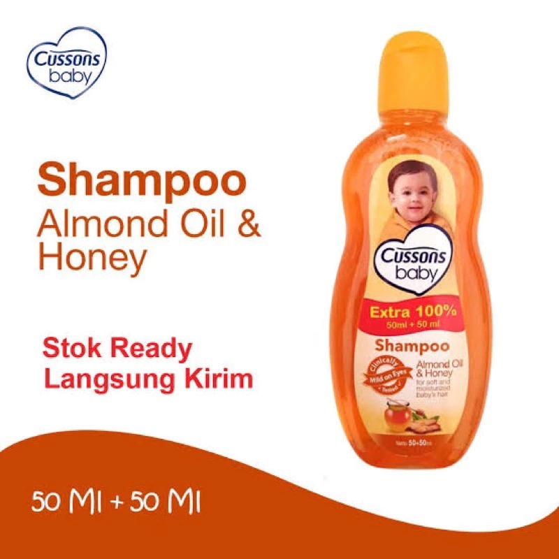 Cussons Baby Shampoo Almond Oil & Honey - Sampo Bayi 100ml//Cussons Baby Shampoo Avocado