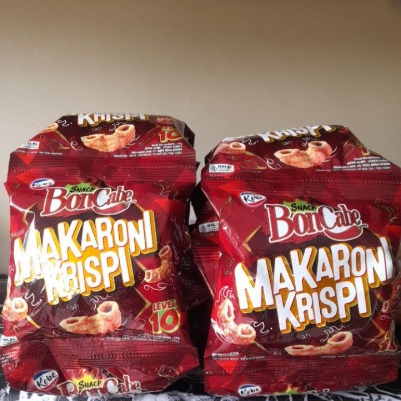 

Snack Boncabe Makaroni Krispi Level 10 (isi 10)