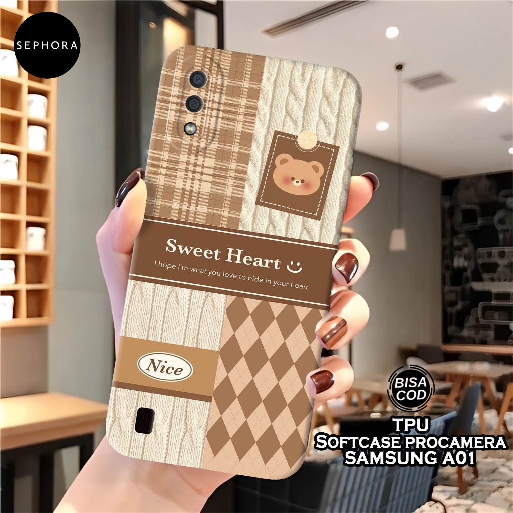 Case Samsung Galaxy A01 Terbaru - Fashion Case Lucu - Softcase Samsung Galaxy A01 - Case Pro Camera 