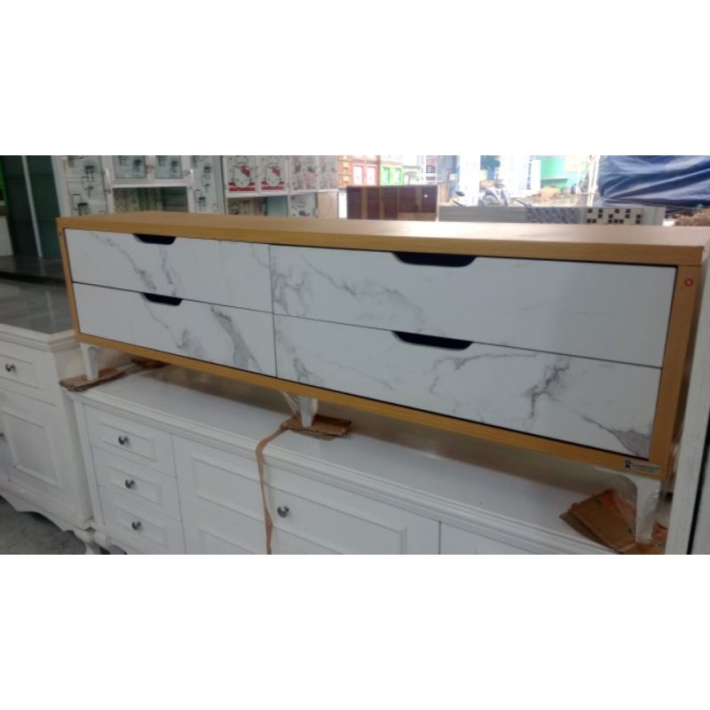 meja tv motif marmer meja tv motif granit meja tv minimalis bufet tv pendek minimalis