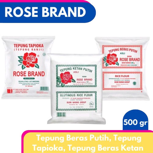 

ROSE BRAND (Ekonomis) Tepung Beras 500 Gram / 500 gr