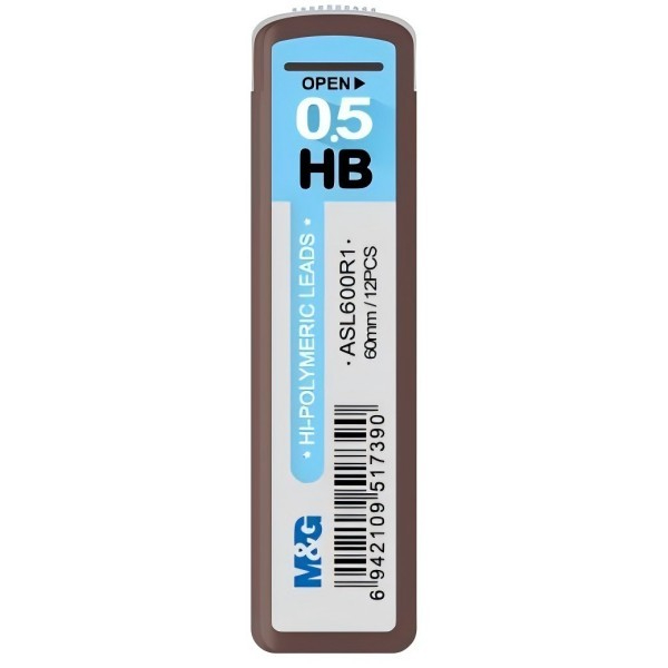 

TBMO M&G LEADS PENCIL HB 0.5/0.7 - 10037659/ASL600R1