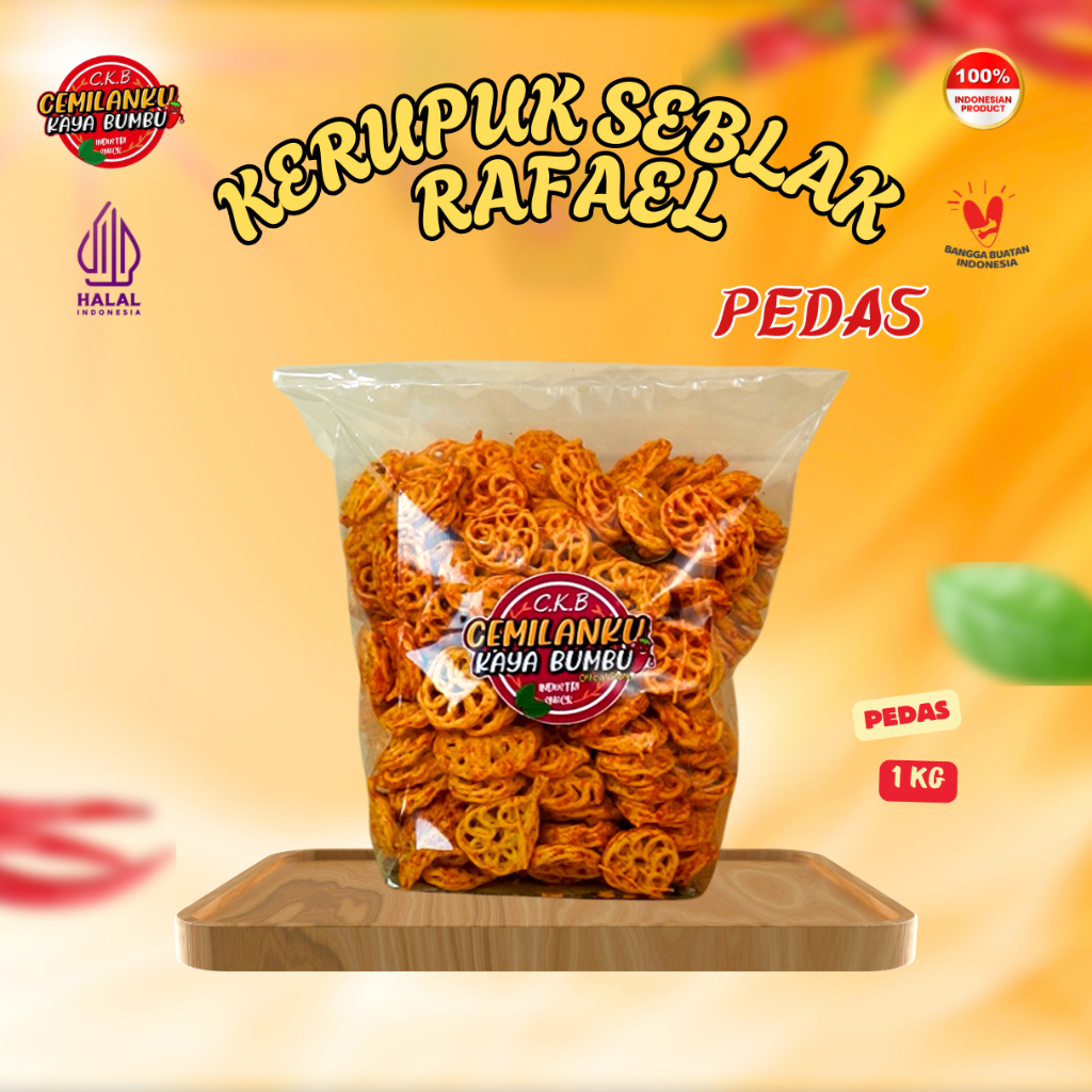 

Cemilanku - Kerupuk Seblak Rafael / Kerupuk Mawar