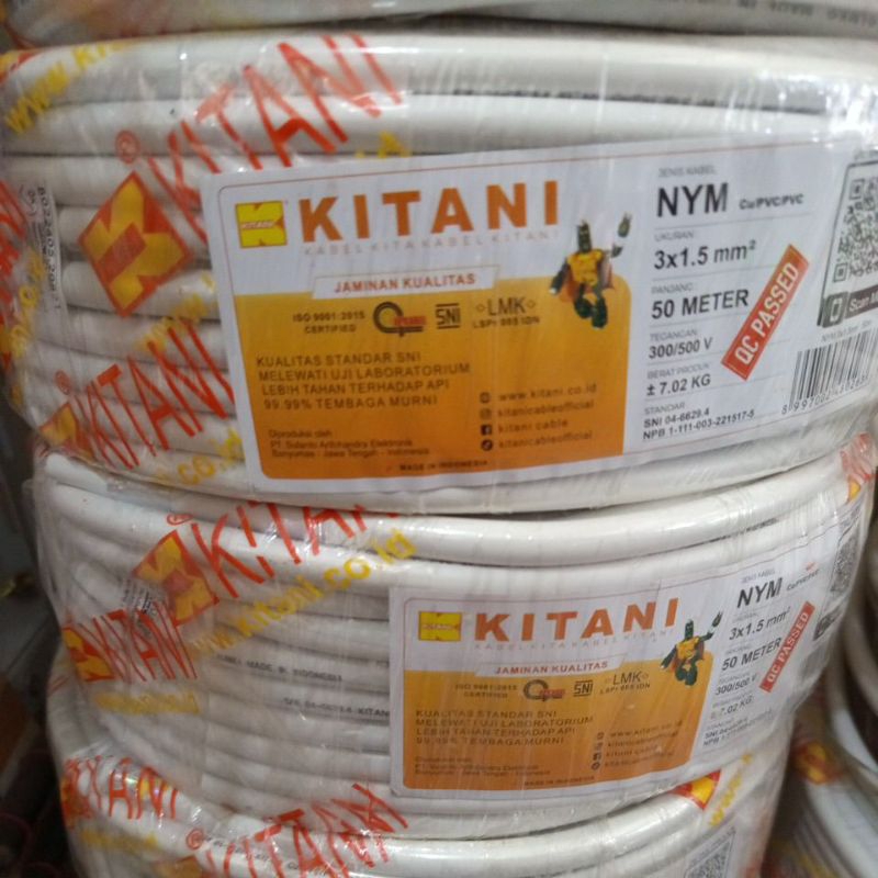 KABEL KITANI 3x1,5 MM LMK 50METER
