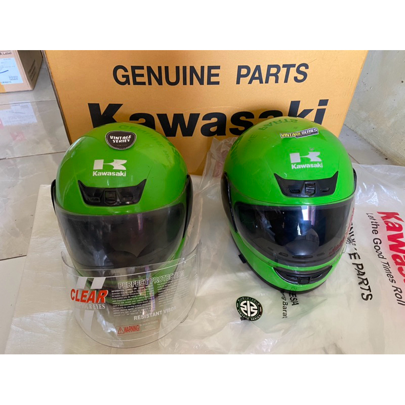 HELM KAWASAKI NINJA 150 R SS HELM NINJA 2tak original baru