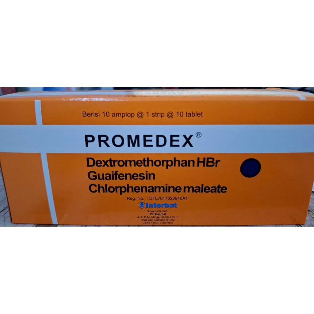 PROMEDEX STRIP 10 Tablet - Obat Batuk Alergi Kering Berdahak