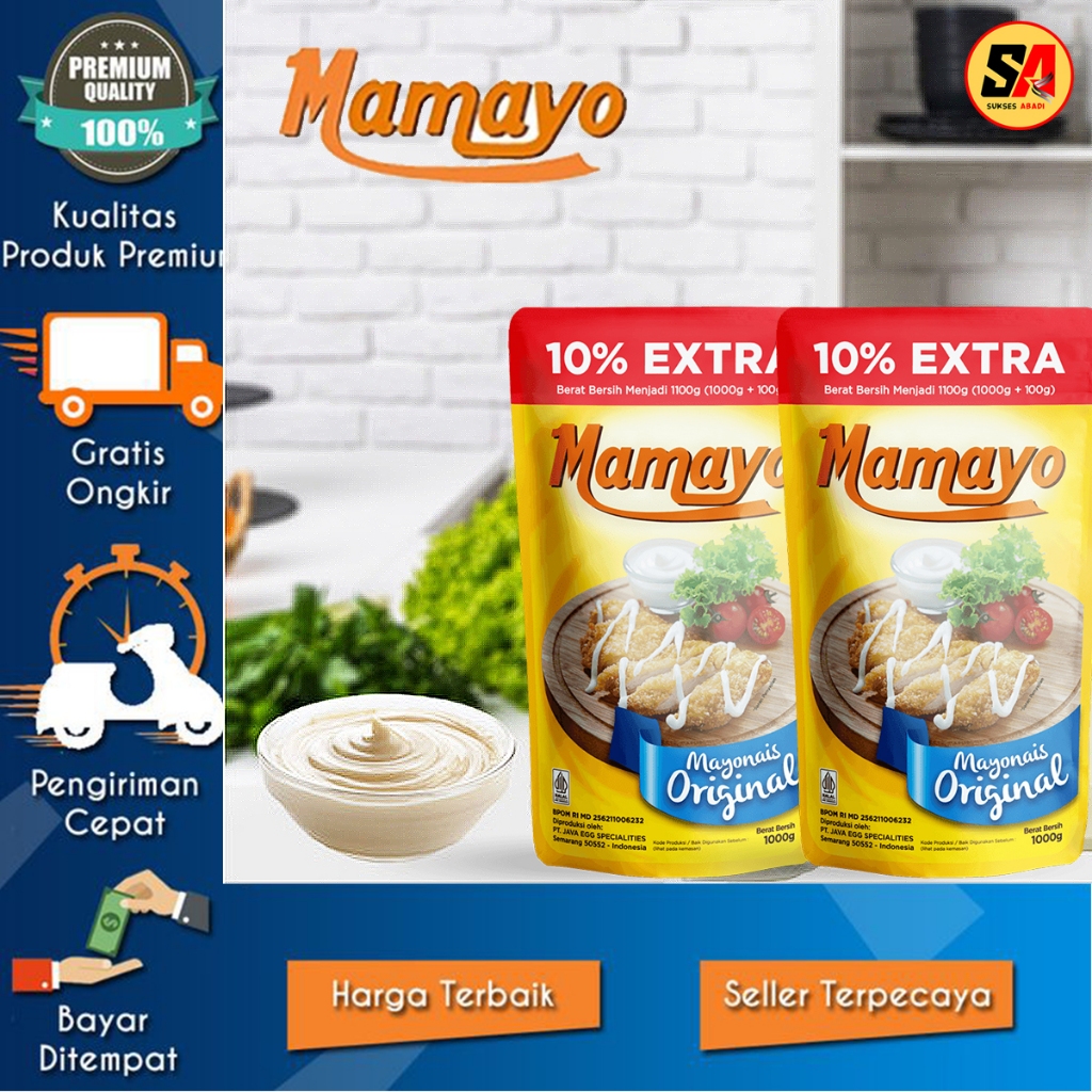 

MAMAYO MAYONAISE ORIGINAL 1 KG EXTRA 100 GRAM