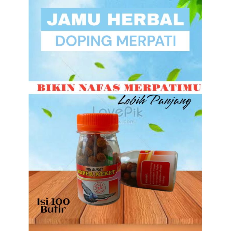 PIL DOPING MERPATI SUPER KEKET GIRING (100 butir)
