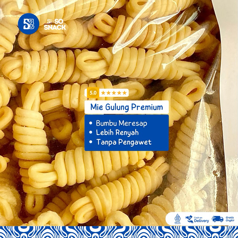 

SO SNACK Mie Gulung Original 1kg - Cemilan Viral – Makanan Ringan