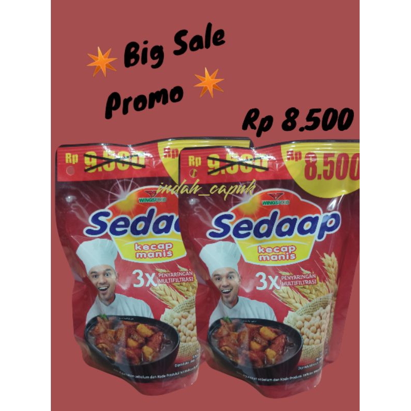 

kecap sedaap promo paket 1pcs