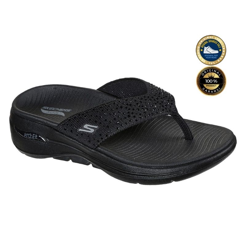 ORIGINAL GARANSI SANDAL GO WALK ARCH FIT DAZZLE BLACK SIZE 40