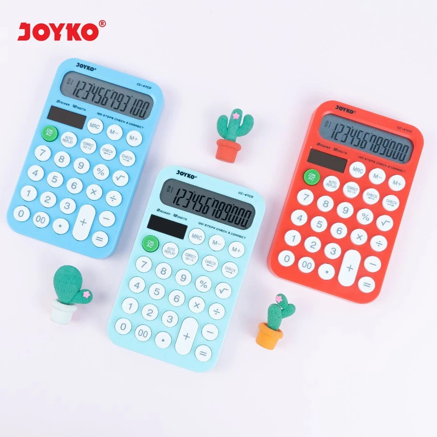 

[SATUAN] Kalkulator Joyko CC-47CO/ Kalkulator 12 digit/ Kalkulator Murah Berkualitas