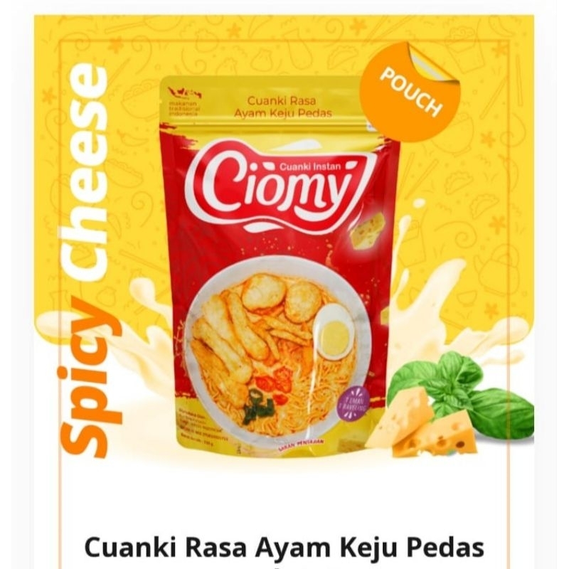 

Ciomy Cuanki Cheese Ayam Keju Pedas Pouch Baru