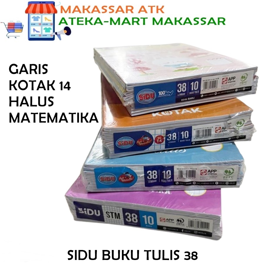 

[PAK/10BK] SINAR DUNIA SIDU BUKU TULIS 38 GAMBAR