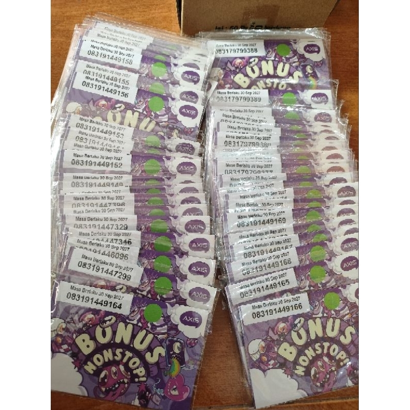 Termurah....SP AXIS KUOTA 3GB BONUS 5GB expired lama 1 Tahun.