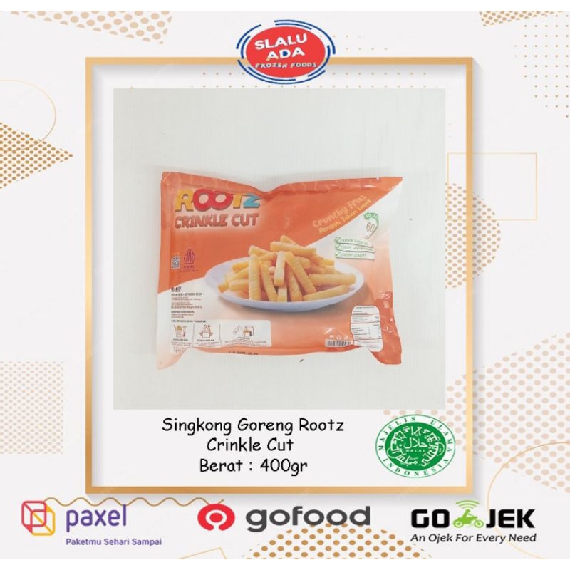 

Singkong Goreng Rootz Crinkle Cut 400gr