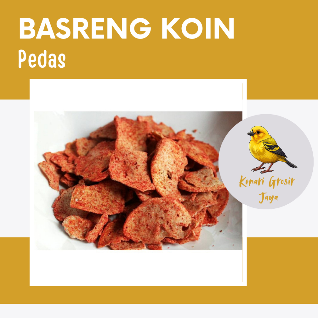 

Basreng Koin Ikan Tongkol Pedas 500 Gram | Camilan Enak Murah