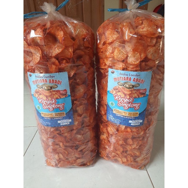 

KERIPIK SINGKONG BALADO 1kg / KRIPIK SINGKONG BUMBU RUJAK